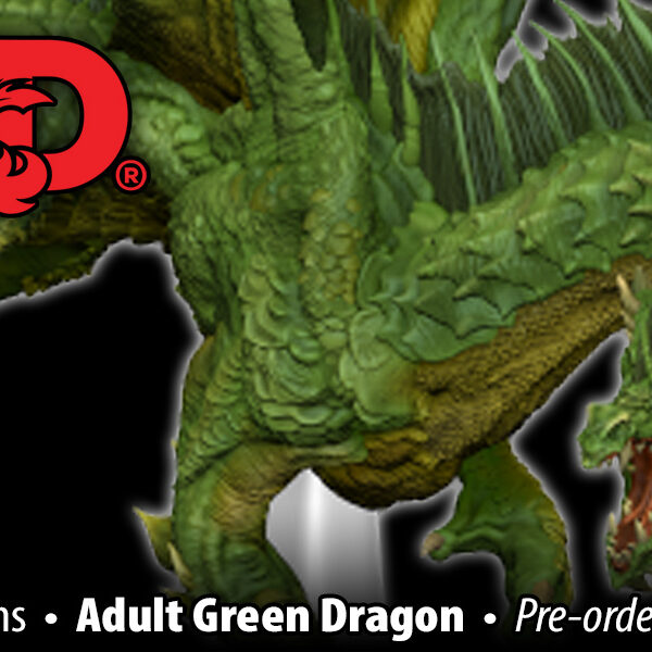 wizkids adult green dragon