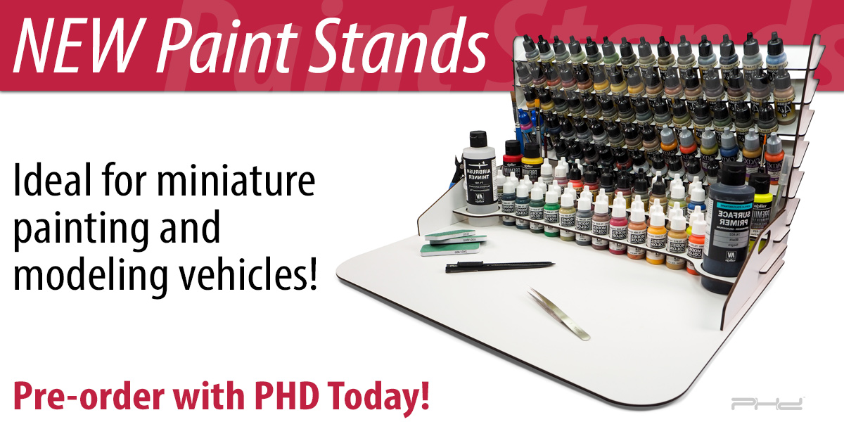 Vallejo Paint Stands - Paint display and work station with