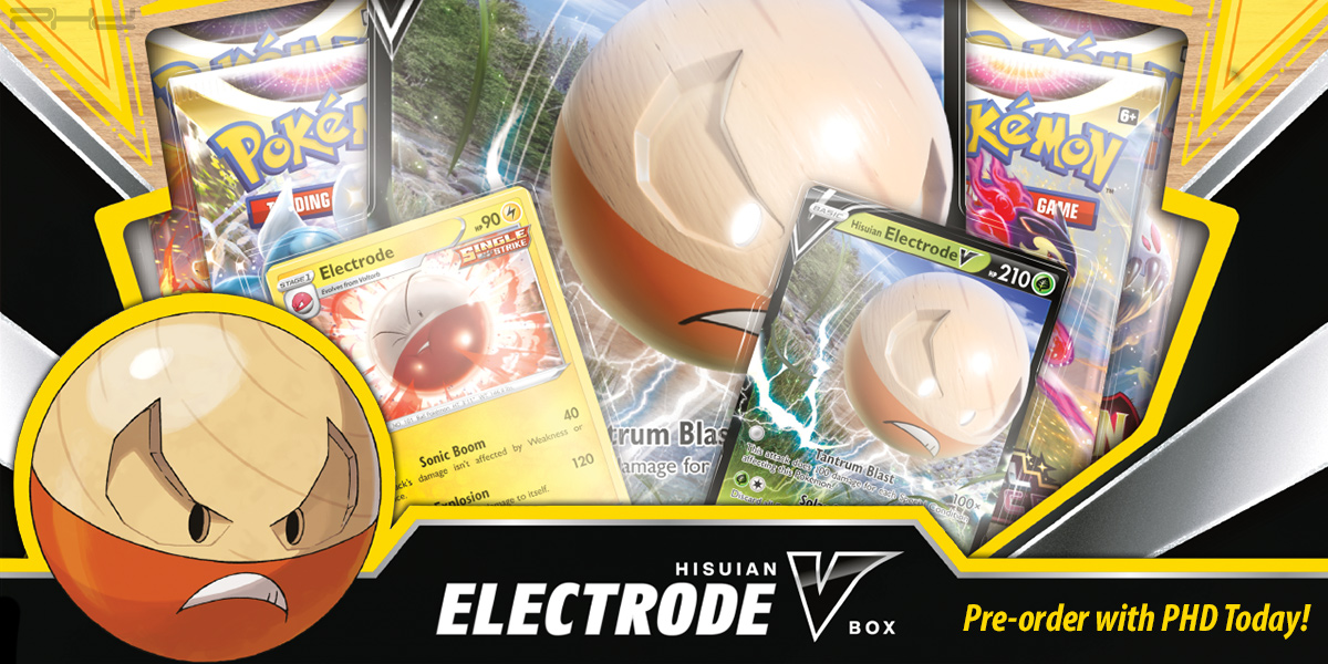 Pokemon Hisuian Electrode V Box 4x outlet