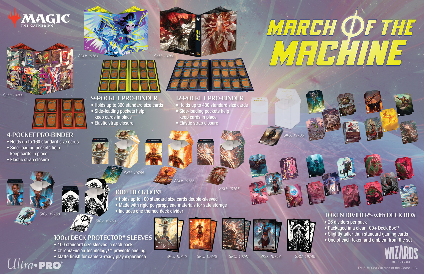 March of the Machine 4-Pocket PRO-Binder for Magic: The Gathering