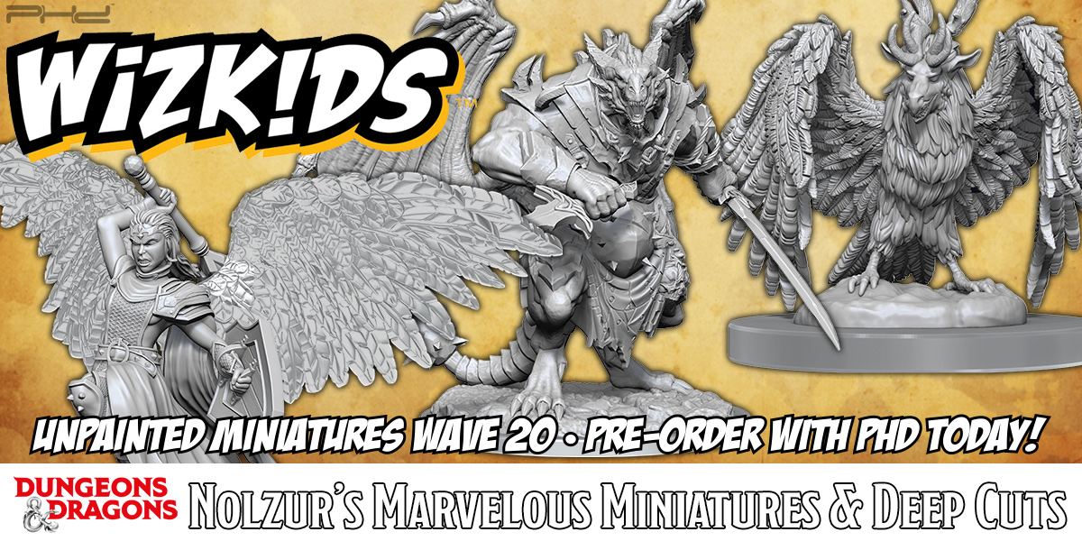 D&D Nolzur's Marvelous Miniatures & Deep Cuts Wave 20 — WizKids - PHD Games