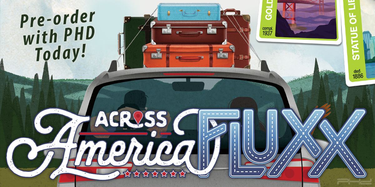 Across America Fluxx — Looney Labs Phd Games 1178