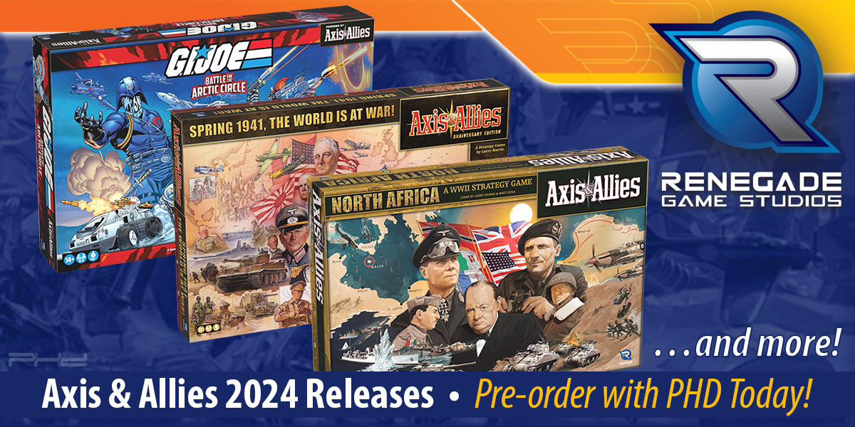 Axis & Allies 2024 Releases — Renegade Game Studios PHD Games