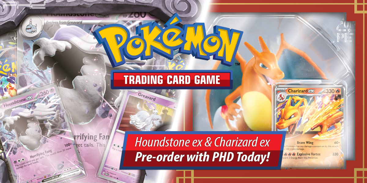 Pokémon TCG: Houndstone ex Box & Charizard ex Super-Premium Collection ...