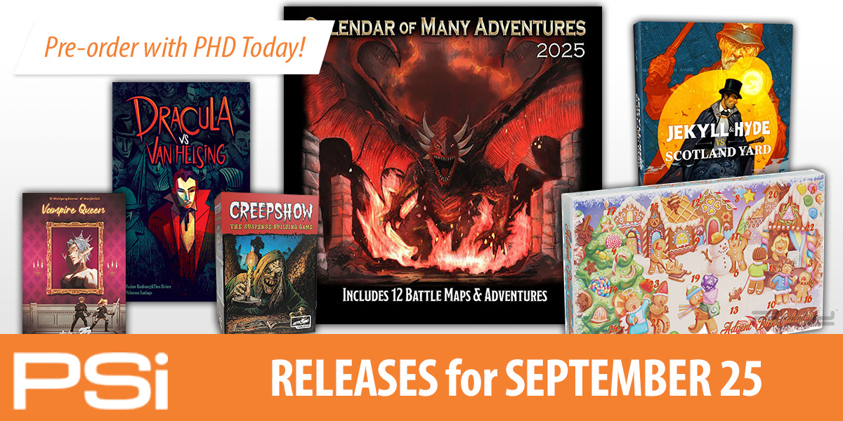 PSI September 25 Releases — Seasonal Titles