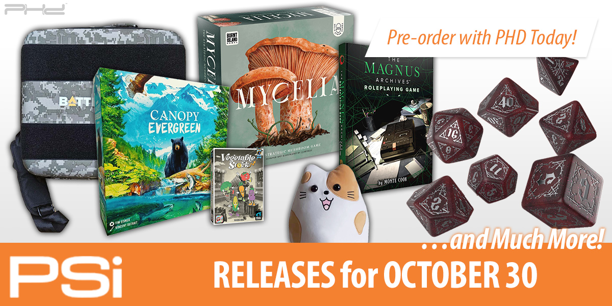 PSI October 30 Releases