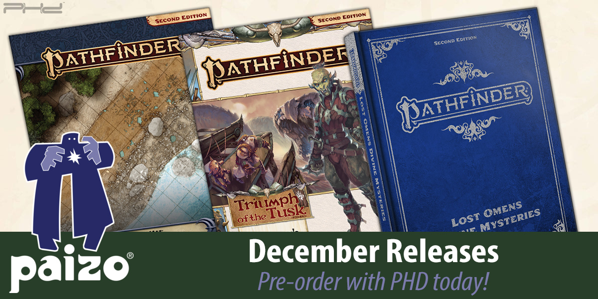 Pathfinder: Divine Mysteries SE, Destroyer's Doom, & Coastline Flip-Mat — Paizo