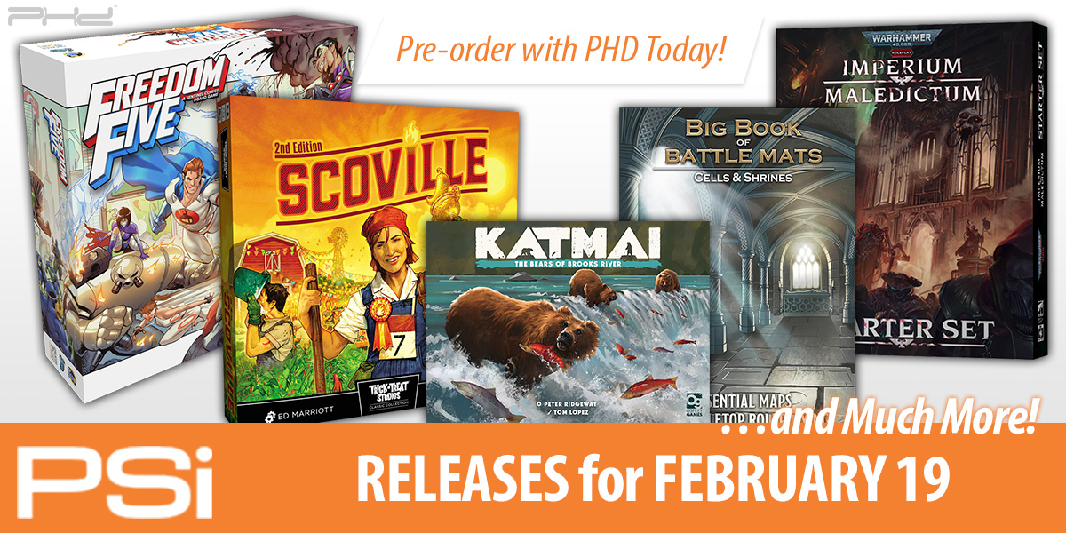 PSI February 19 Releases