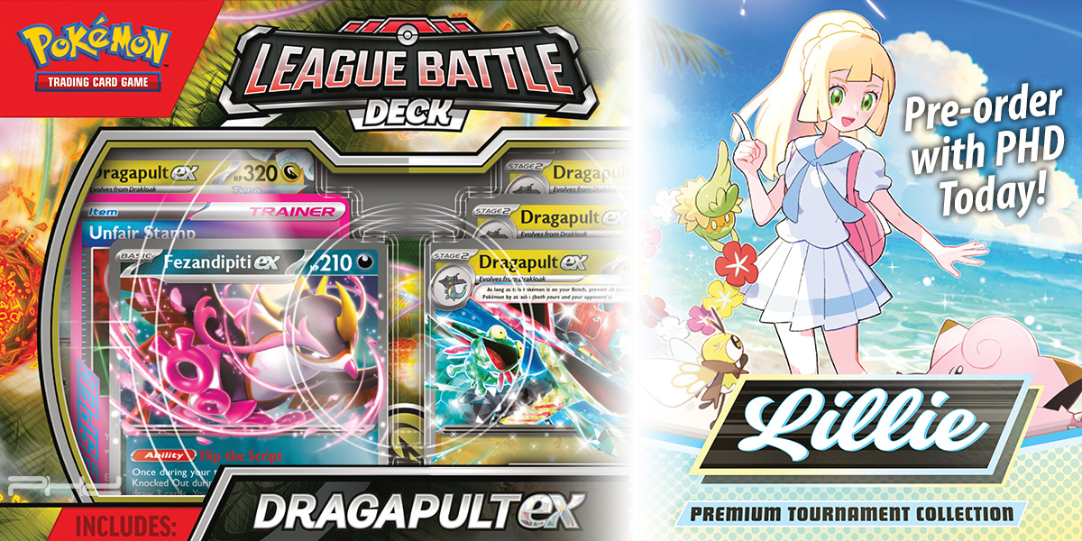 Pokémon TCG: Lillie Premium Tournament Collection & Dragapult League Battle Deck