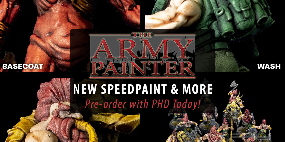 Speedpaint Starter Set & Airpaints Air Rack — The Army Painter - PHD Games