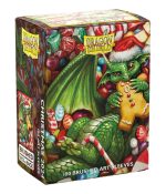 Dragon Shield Sleeves: Standard- Brushed 'Christmas 2024' Art, Limited Edition (100 ct.) box