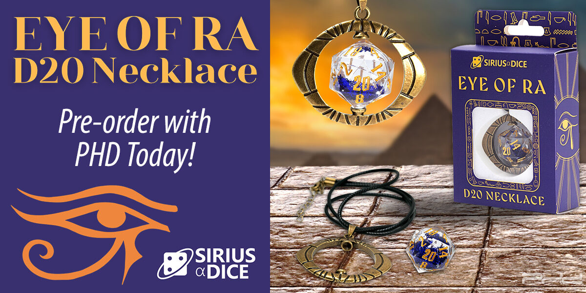 Eye of Ra d20 Necklace — Sirius A Dice