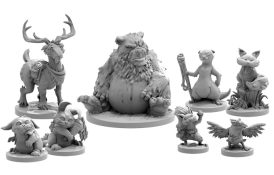 Survival of the Fattest sample miniatures