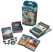 Disney Lorcana: Azurite Sea Amber/Ruby Starter Deck Contents