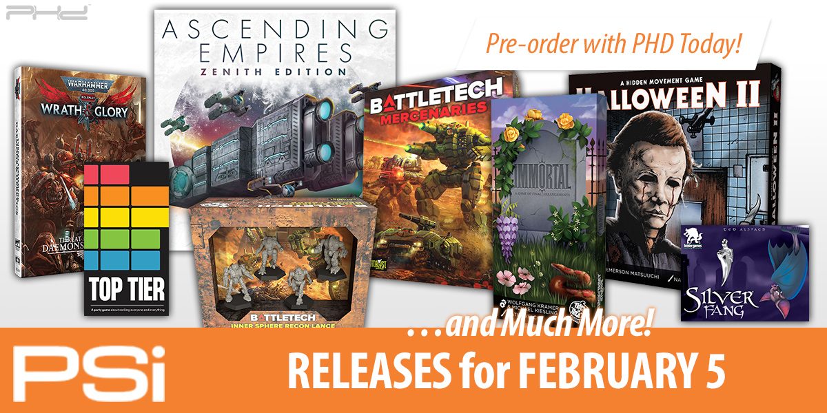 PSI February 5 Releases