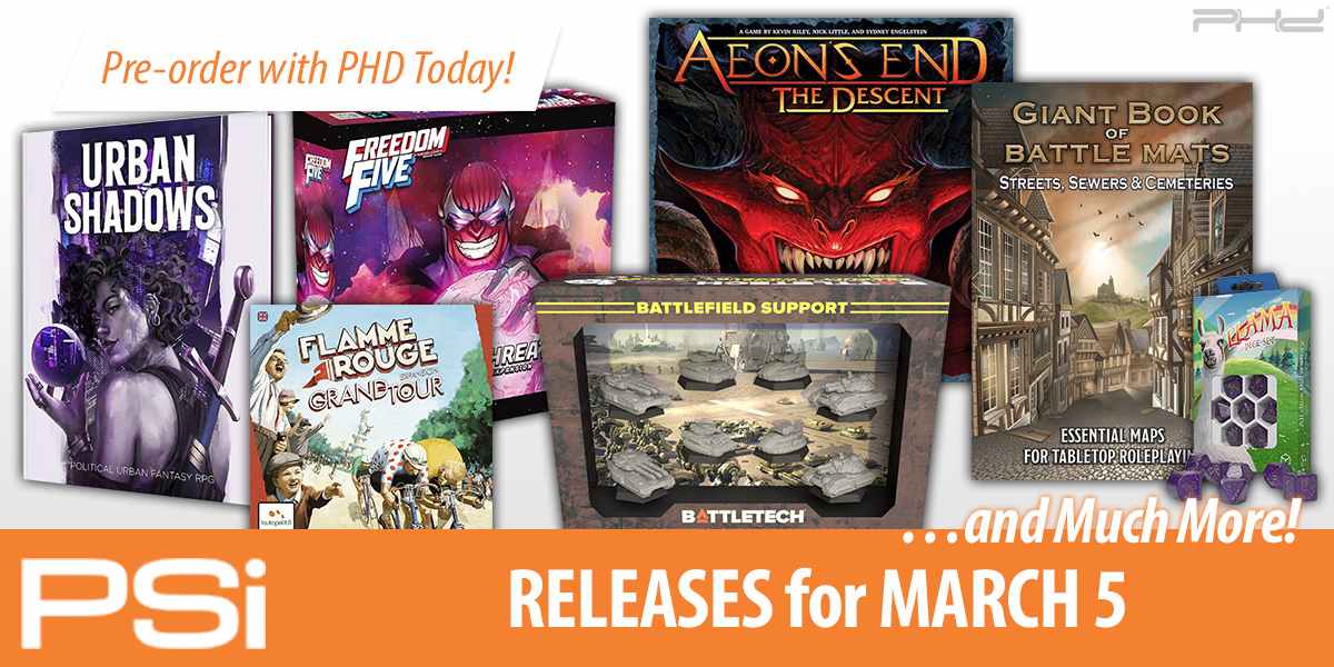 PSI March 5 Releases