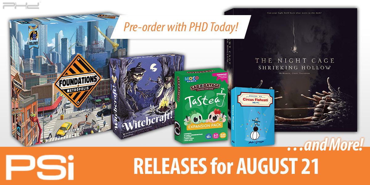 PSI August 21 Releases