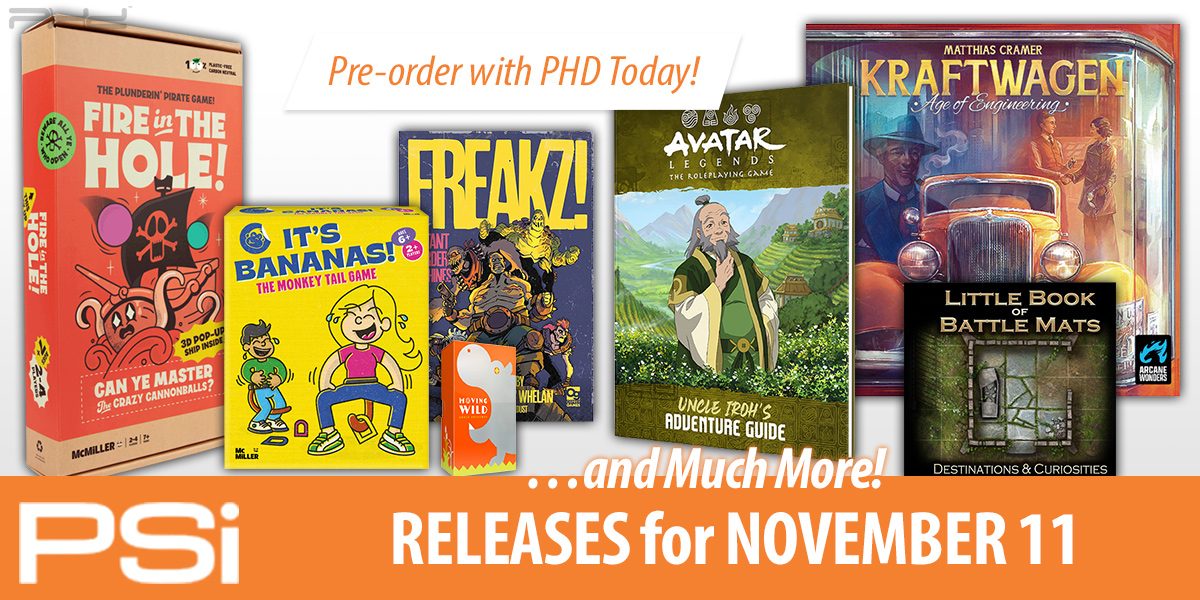 PSI November 11 Releases