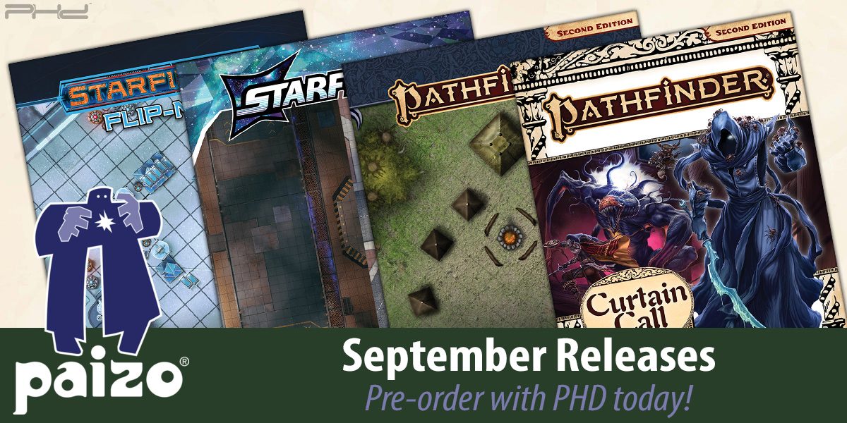 Pathfinder & Starfinder September Releases — Paizo