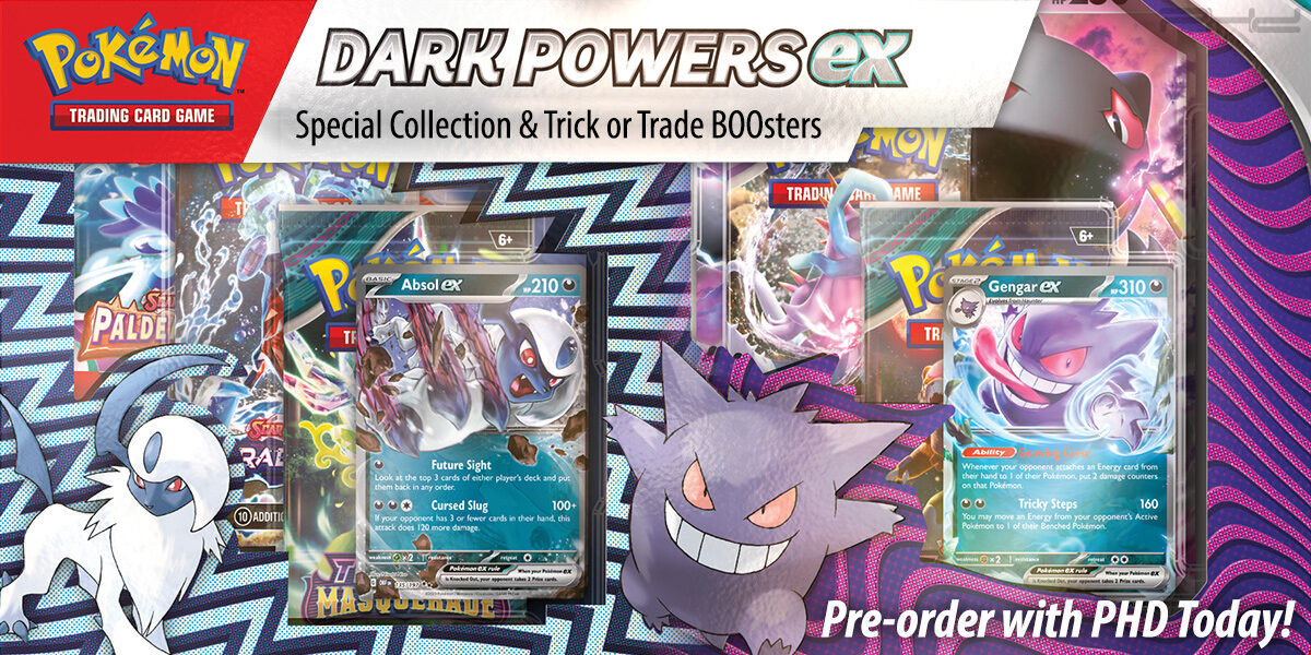 Pokémon TCG: Dark Powers ex Special Collection & Trick or Trade BOOster Bundle (2024)