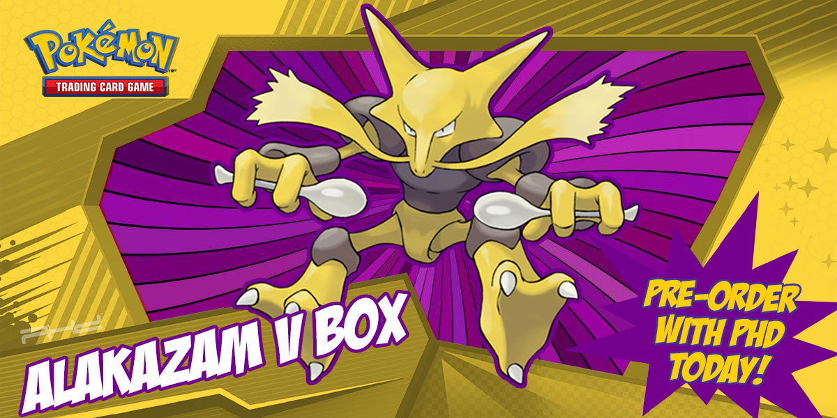 Pokemon Alakazam V Box Phd Games
