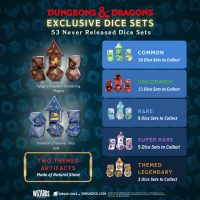 Xanathar's Treasure Pack: 53 Never-Released Dice Sets