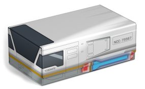 Squaroes: Star Trek: Lower Decks - Wave I- Collector's Case "Shuttlecraft Yosemite"