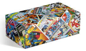 Squaroes: DC- Justice league- Wave I- Collectors Case "Vintage Comics"