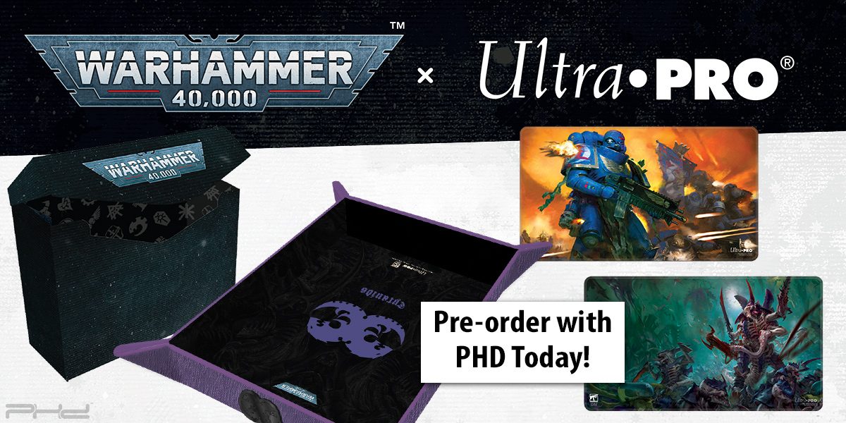 Warhammer 40,000 Dice Trays, Playmats, & More — Ultra•PRO