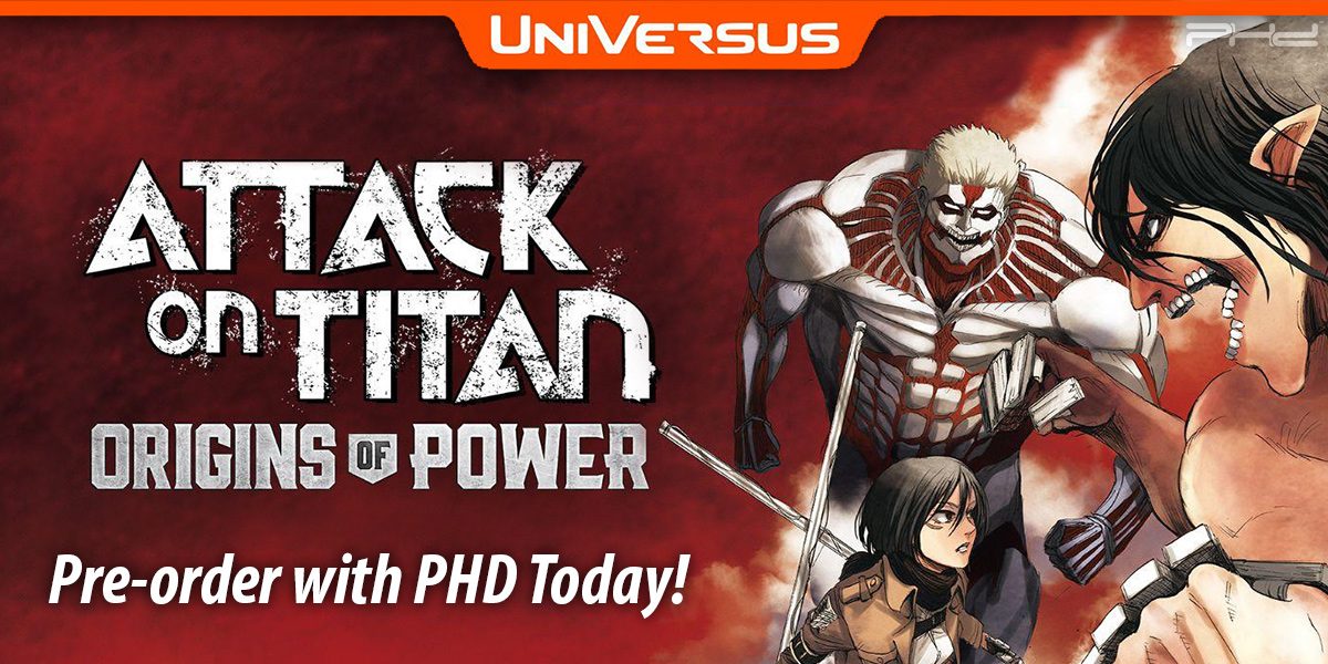 UniVersus CCG: Attack on Titan, Origins of Power — UVS Games