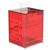 Deck Case: Boulder 100+ Standard Size- Clear Ruby