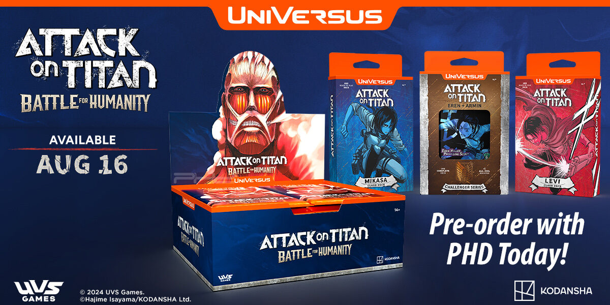 UniVersus: Attack on Titan, Battle for Humanity — UVS Games - PHD Games