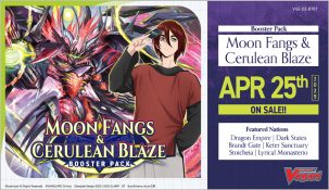 Cardfight Vanguard: Moon Fangs & Cerulean Blaze Booster Display