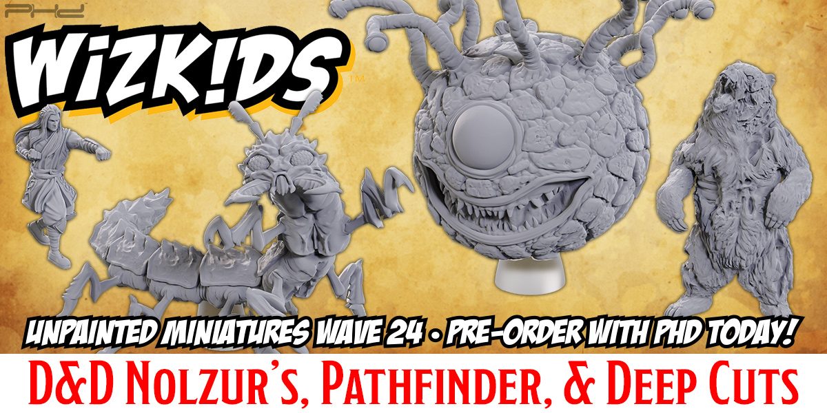 D&D Nolzur's Marvelous Miniatures, Pathfinder Battles, & Deep Cuts Wave 24 — WizKids