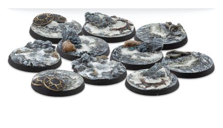 Warcrow: 30mm Northern Tribes Scenery Bases, Alpha Series